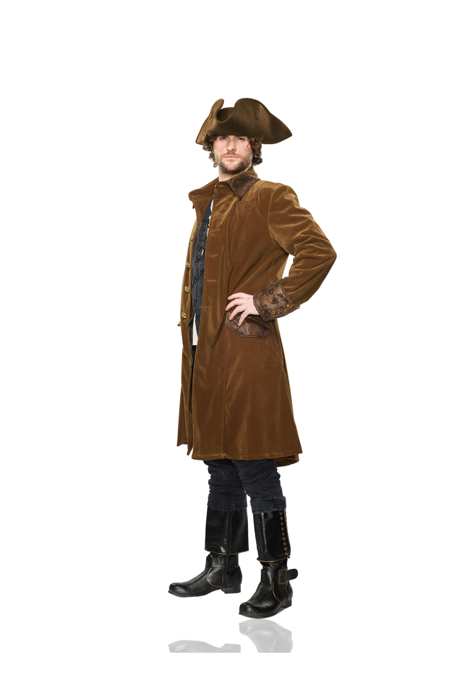 Pirate Captain Jacket - Brown