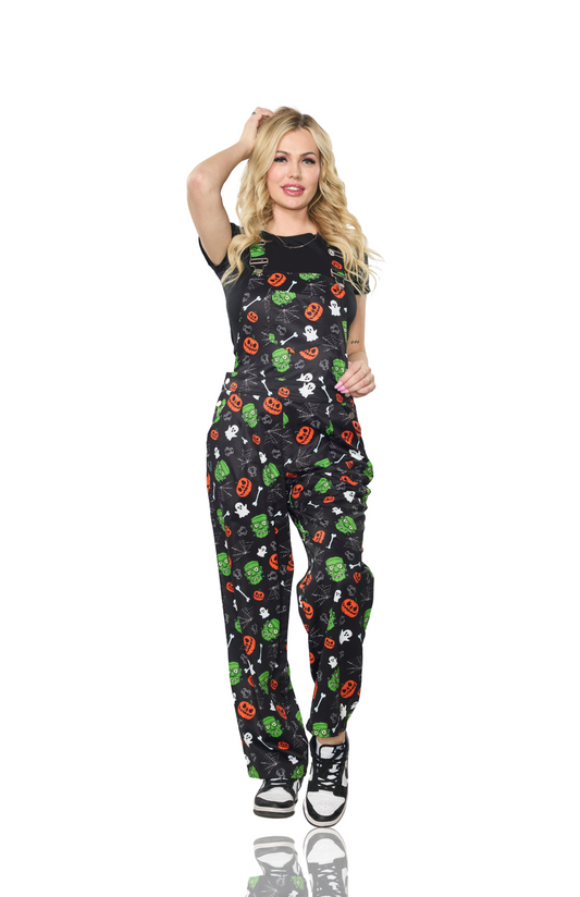 Halloween MashUp Overalls Woman