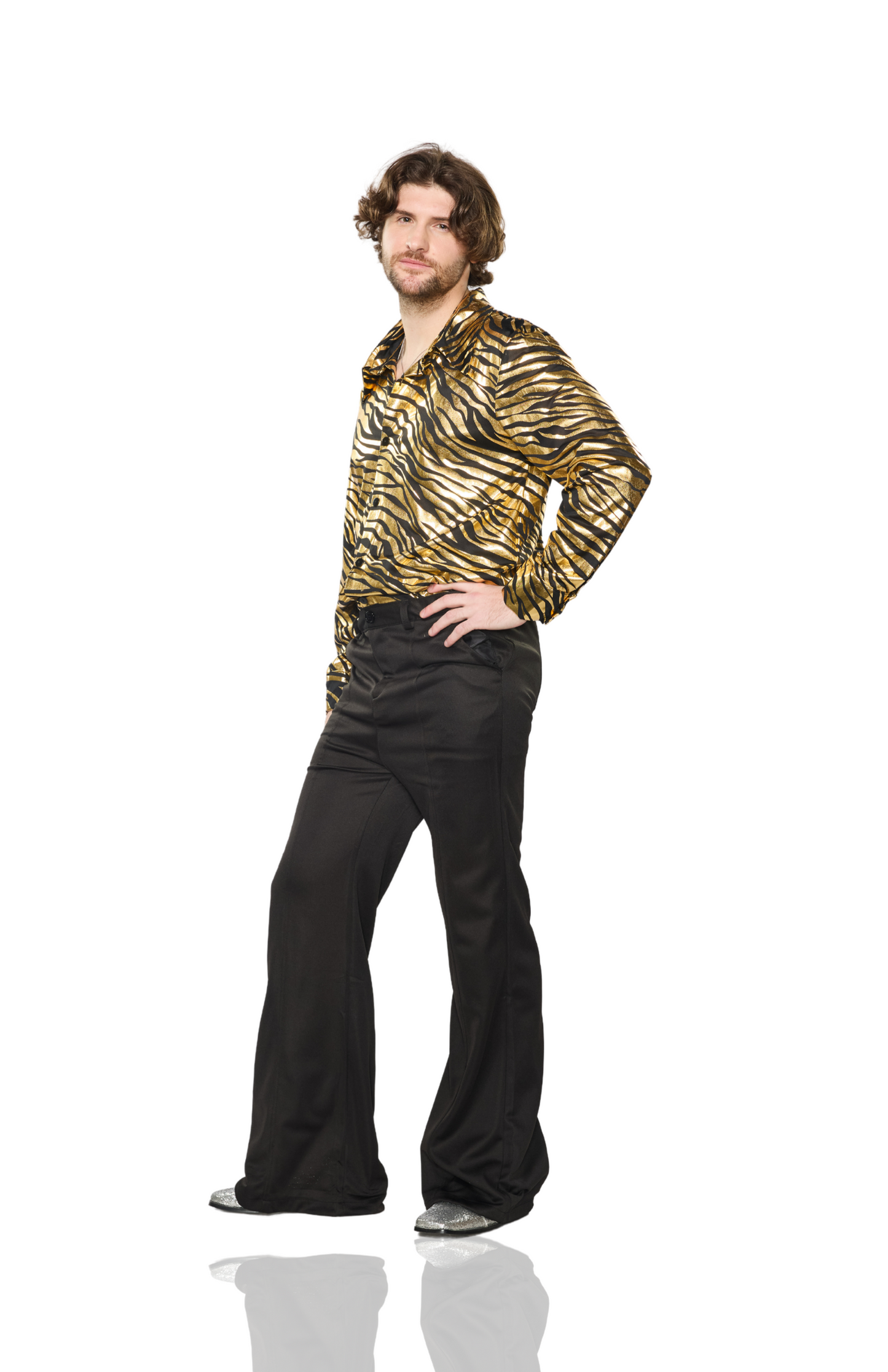 Gold Tiger Disco Shirt