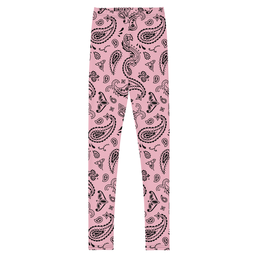 Pink Bandana Youth Leggings