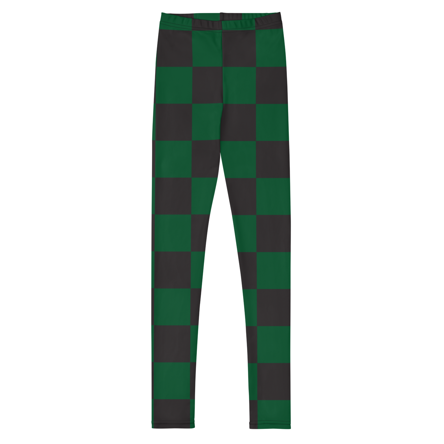 Green Checkers - Youth Leggings