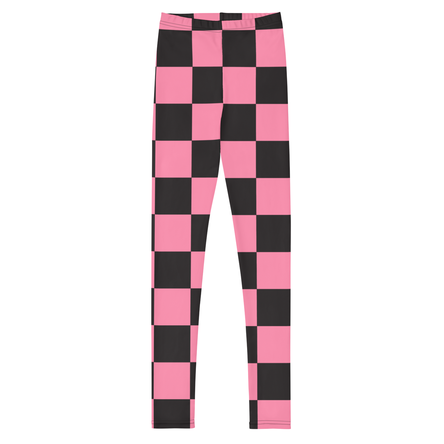 Pink Checker- Youth Leggings