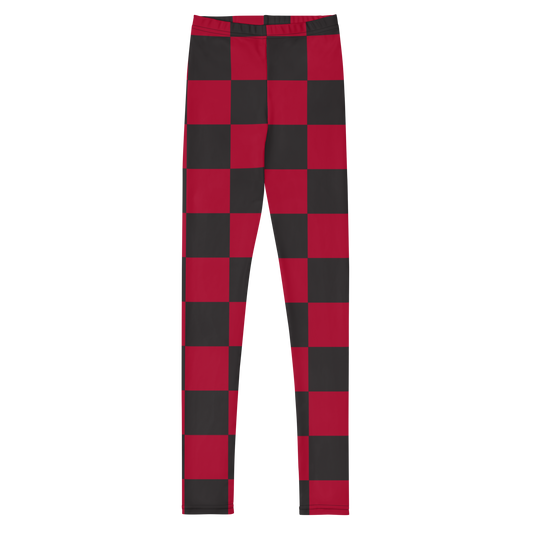 Red Checker- Youth Leggings