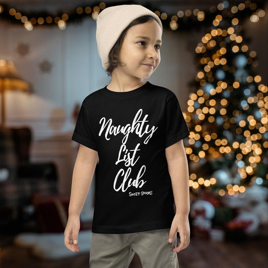 Naughty List Club Toddler Tee