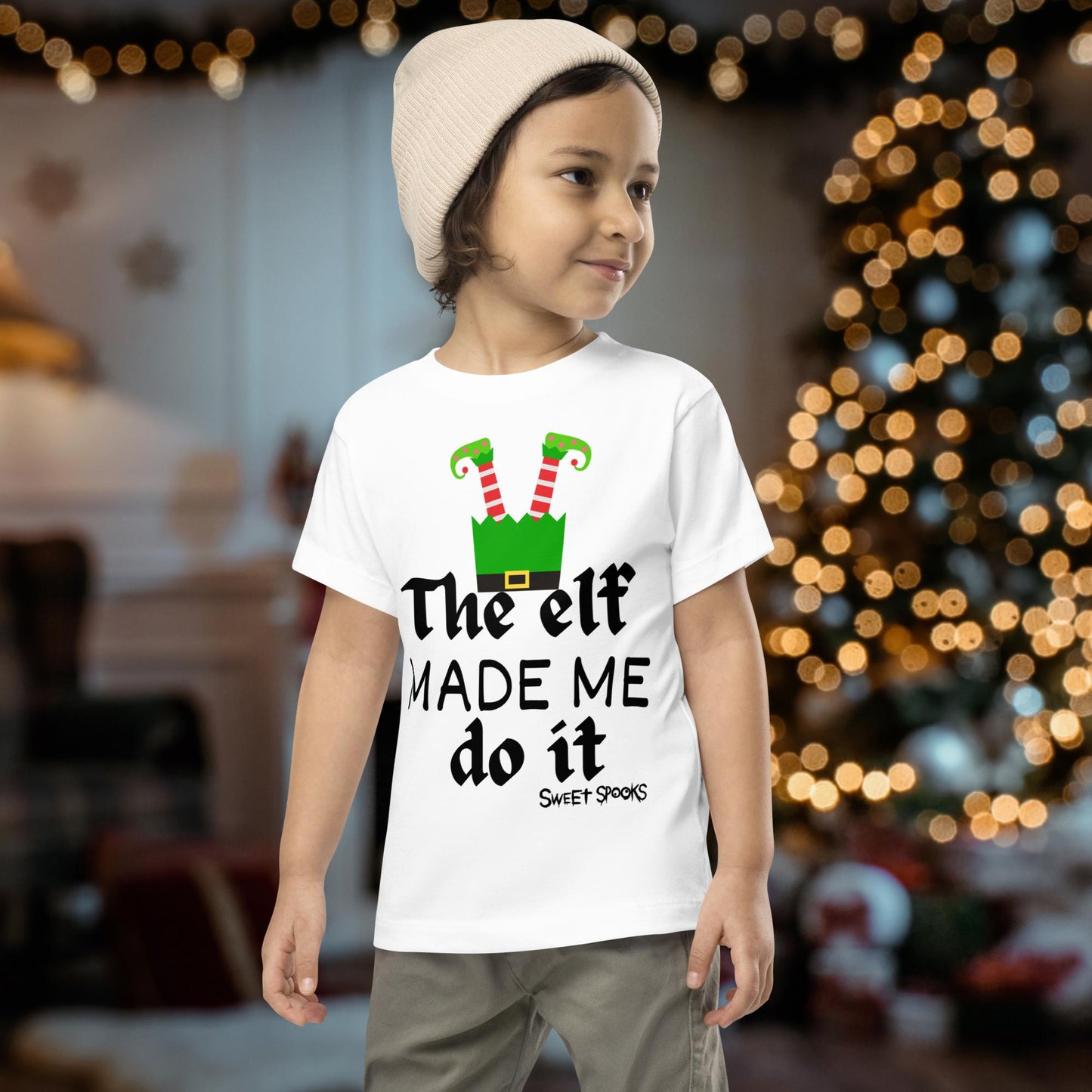 The elf made me do it -Toddler Tee