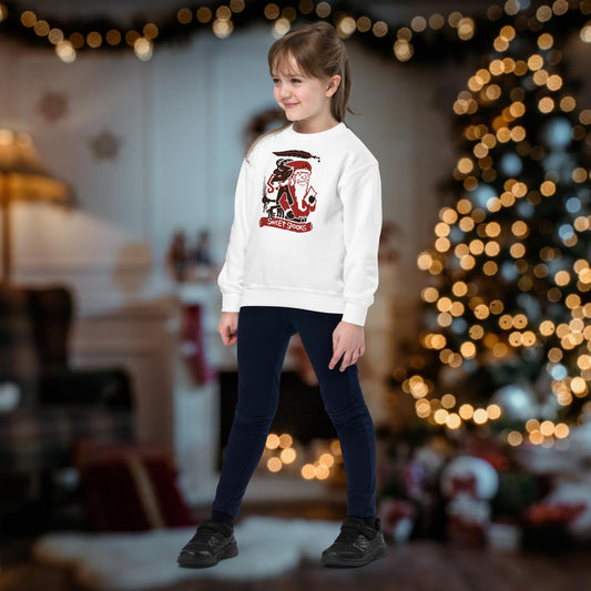 Krampus & Santa Youth crewneck Unisex sweatshirt