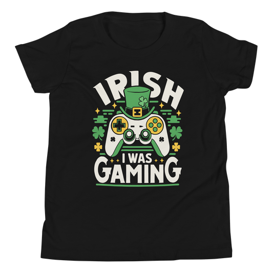 Irish I Was Gaming -Youth Tee