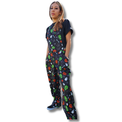 Halloween MashUp Overalls Woman