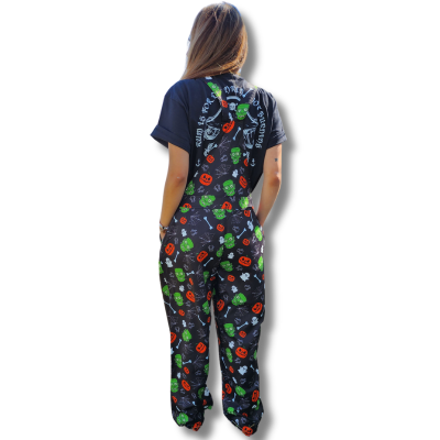 Halloween MashUp Overalls Woman