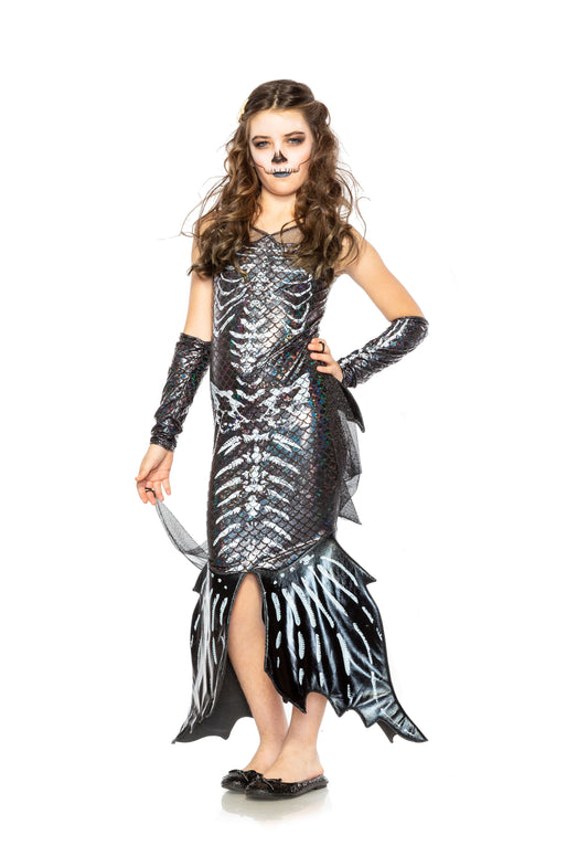 Dark Skeleton Mermaid