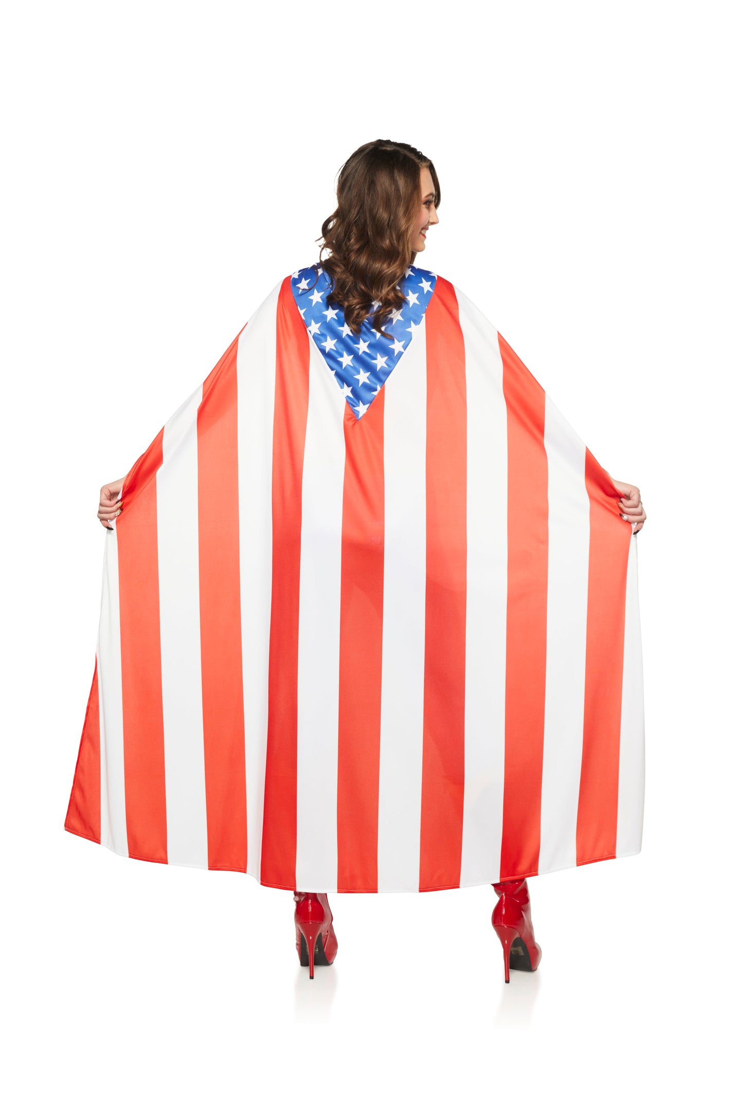 Red White & Blue Cape