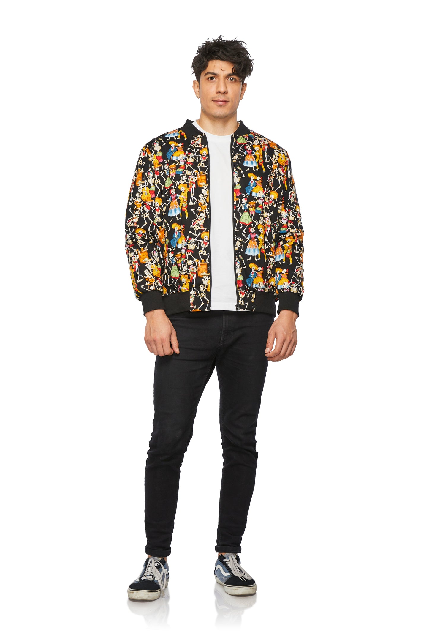 Day of the Dead Bomber Jacket